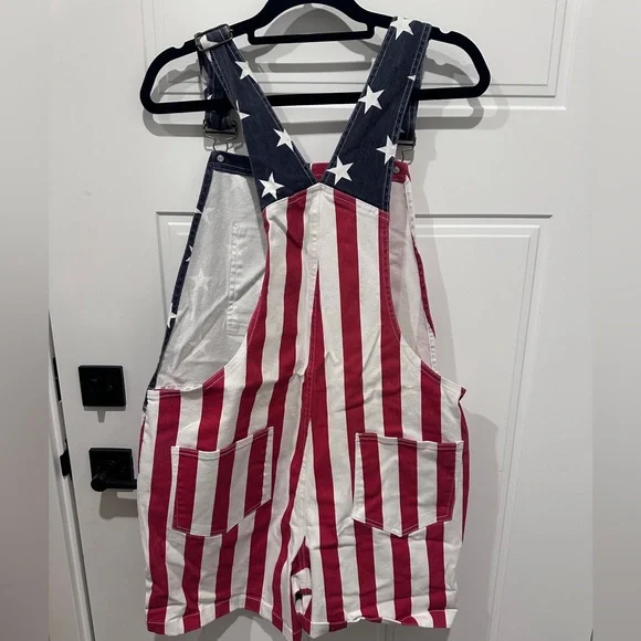 Chubbies American Flag Overalls - Picture 5 of 6
